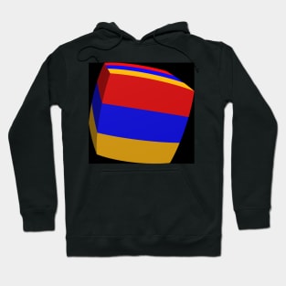 Armenia Flag cubed. Hoodie